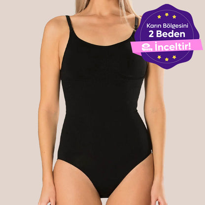 Sıkılaştırıcı & İnceltici Etkili Çıtçıtlı Slip Body